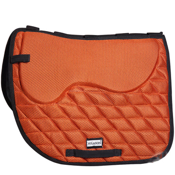 Horse English Saddle Pad Hilason Dressage Memory Foam W/ Anti Slip Base